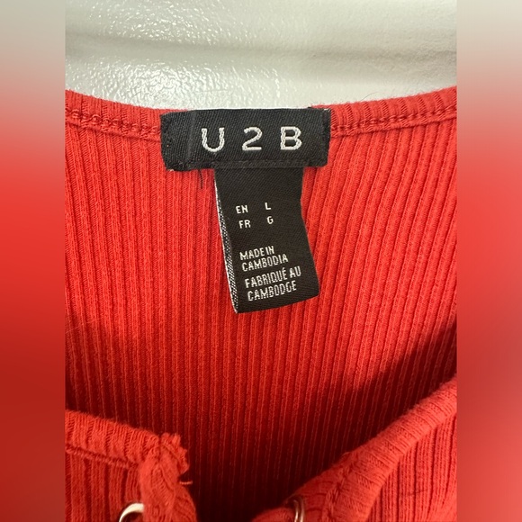 U2B Ribbed Bodysuit - Picture 3 of 3